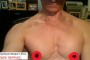 UPDATE!  Anthony Weiner shirtless pics reveal new huge male nipples. 