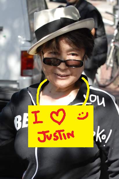 Yoko at Justin Bieber Concert.
