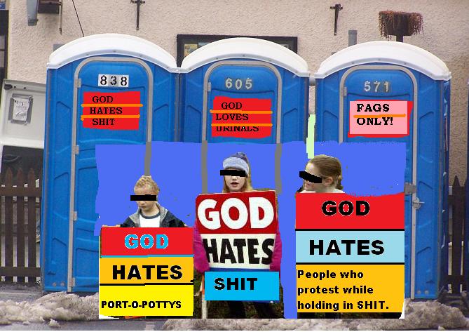City Officials deny Port-O-Potties for Westboro Baptist Church at Elizabeth Edwards Funeral.