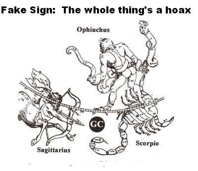 The new astrology sign Ophiuchus is fake.