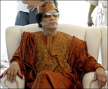 How do you spell Quadaffi or Gaddafi?  Who gives a s**t now anyway?
