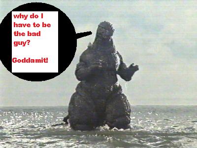 Godzilla awakened by Japan Earthquake and Tsunami