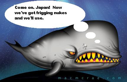 Japanese Whale Killers.  Tsunami is KARMA !