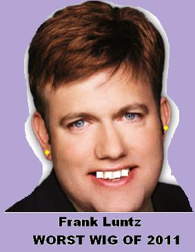 Frank Luntz  Wins Worst Toupee, Wig, Hairpiece Of The Year!