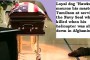 Slain Navy Seal's Dog Mourns Beneath His Master's Casket.