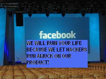 Facebook Hacking is Rampant — NO SAFETY – November 2011
