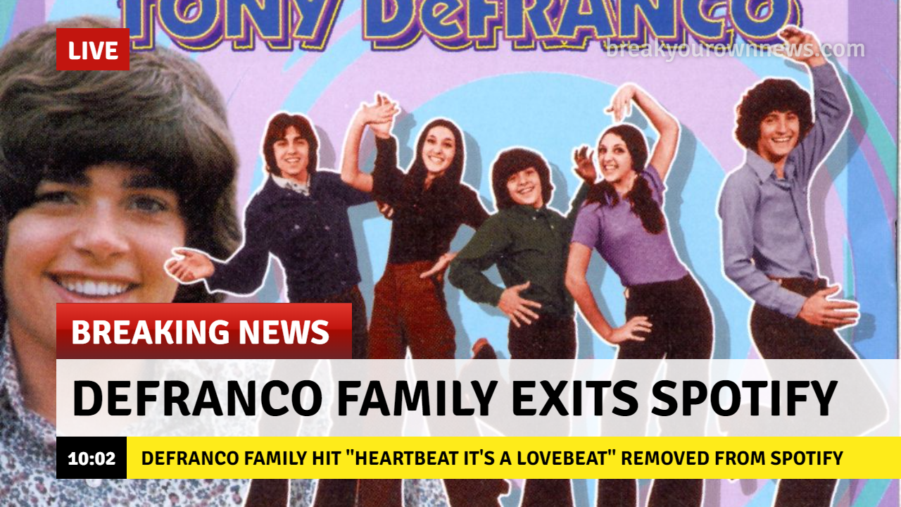 The De Franco Family Pulls their music from Spotify
